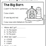 1St Grade Science Worksheets Db excel