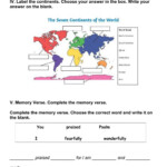 1st Quarter Quiz No 1 Social Studies Grade 3 Worksheet