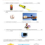 2 07 Help Worksheet Energy Transformations Teaching Energy Energy