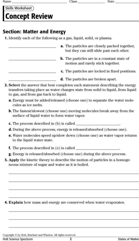 20 7th Grade Science Worksheets Pdf Worksheet From Home