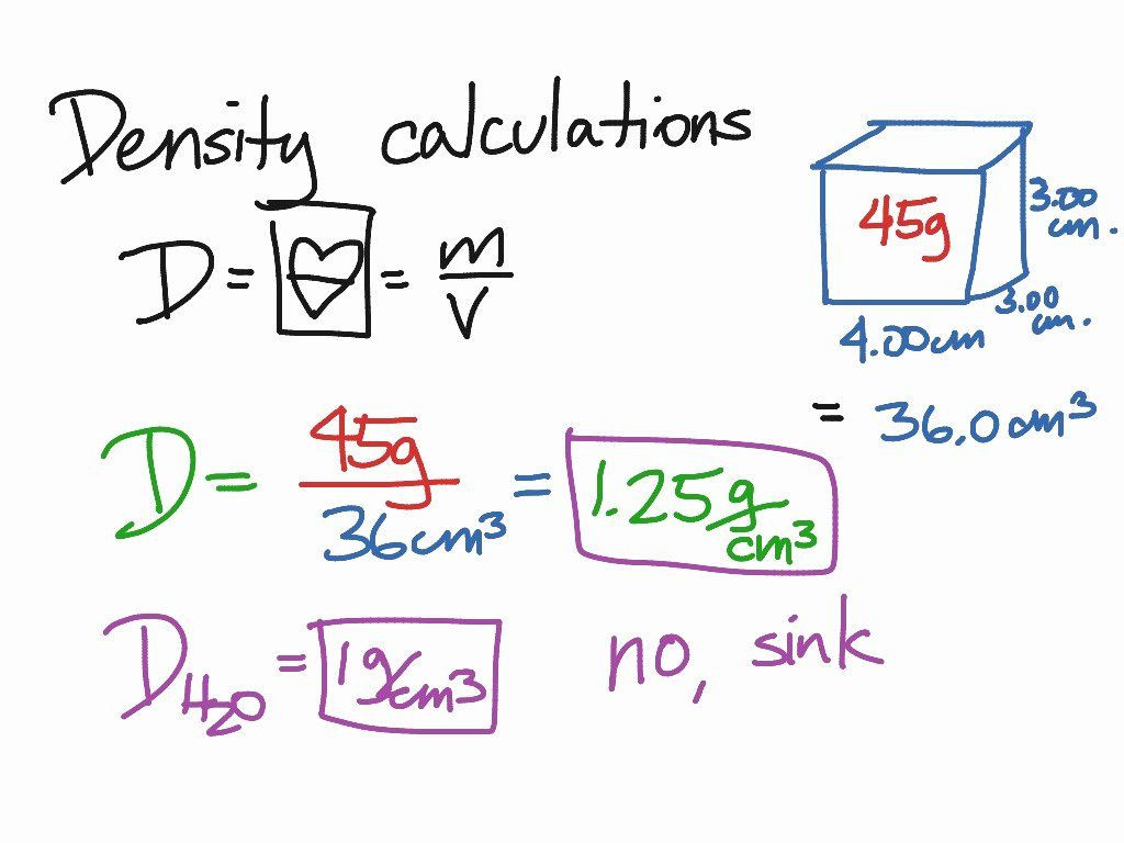 30 Science 8 Density Calculations Worksheet Education Template
