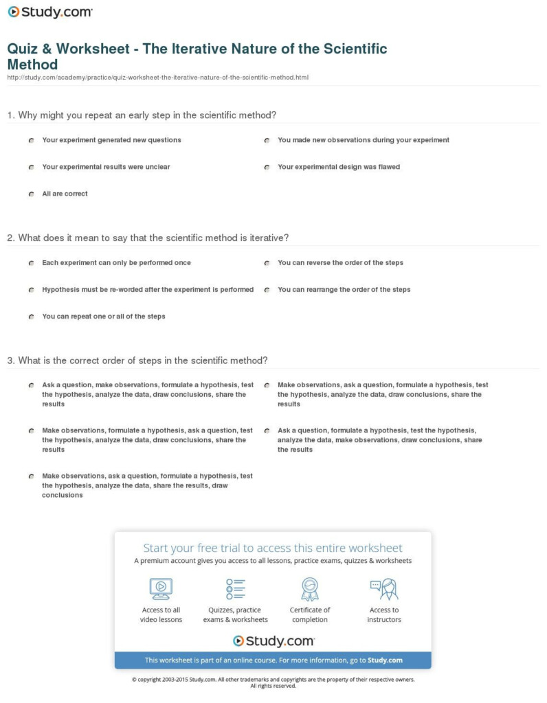 30 Scientific Method Worksheet Answer Key Education Template