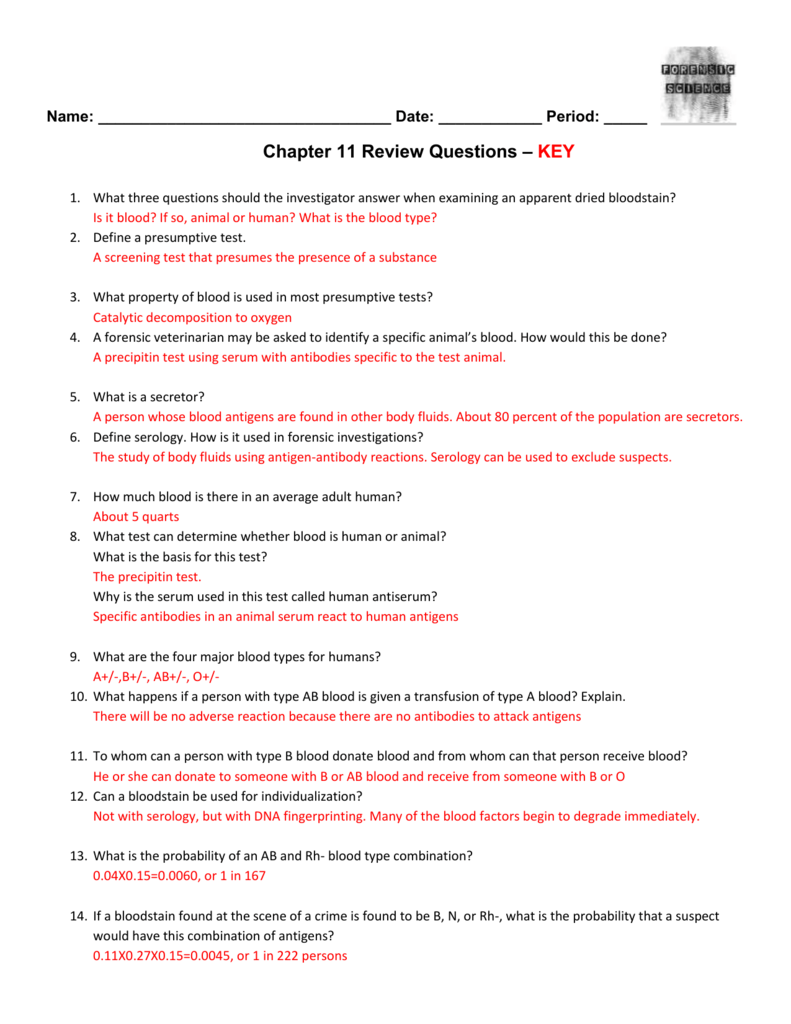 33 Forensic Science Worksheet Metrics And Measurement Answers