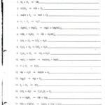 39 Balancing Chemical Equations Worksheet 2 Answer Key Combining Like