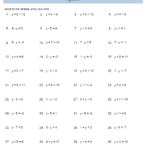 5th Grade Algebra Worksheets And Printables