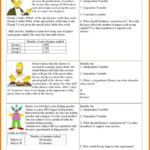 6Th Grade Hypothesis Worksheet Refrence 7 Independent And Dependent