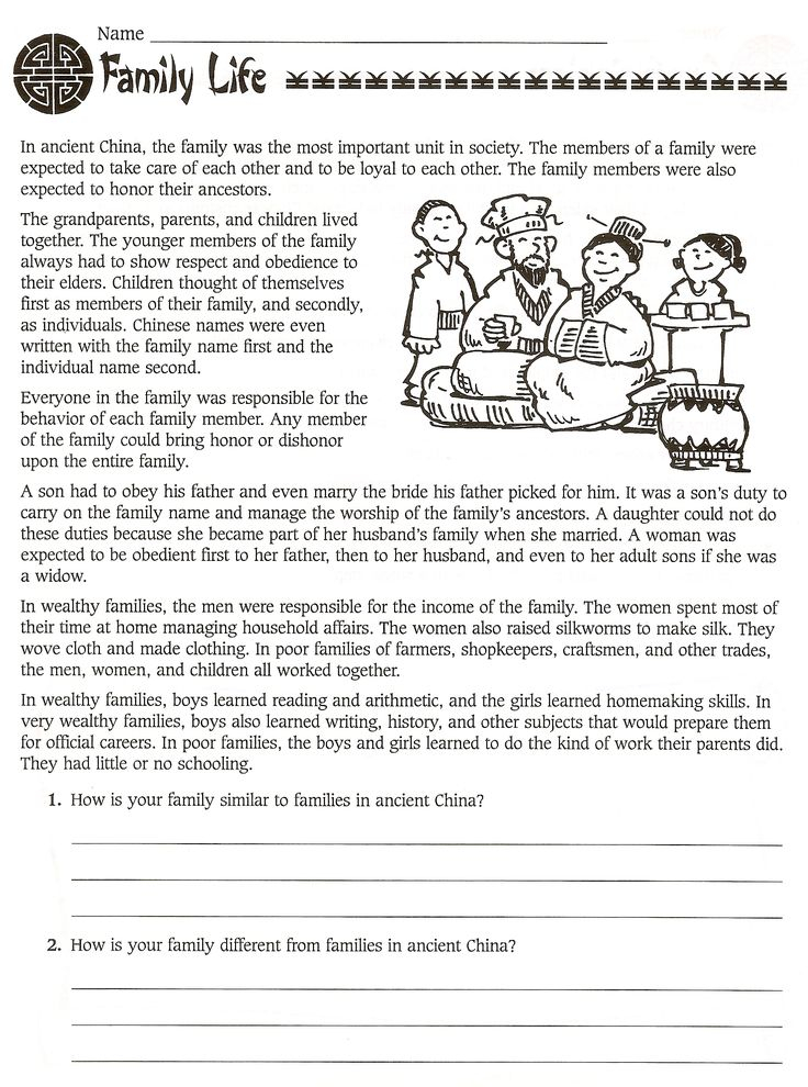 6th Grade Social Studies Ancient China Worksheets Free History