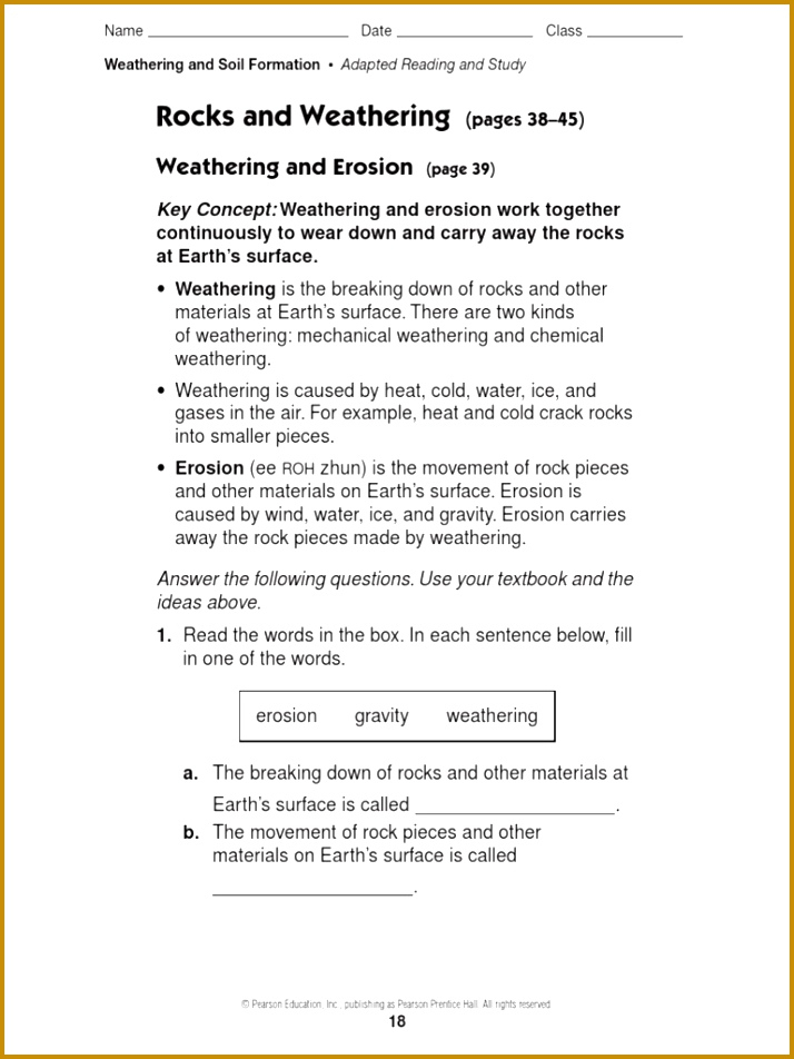 7 Pearson Education Inc Publishing As Pearson Prentice Hall Worksheets