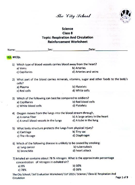 7th Grade Worksheets All Subjects Worksheets Master