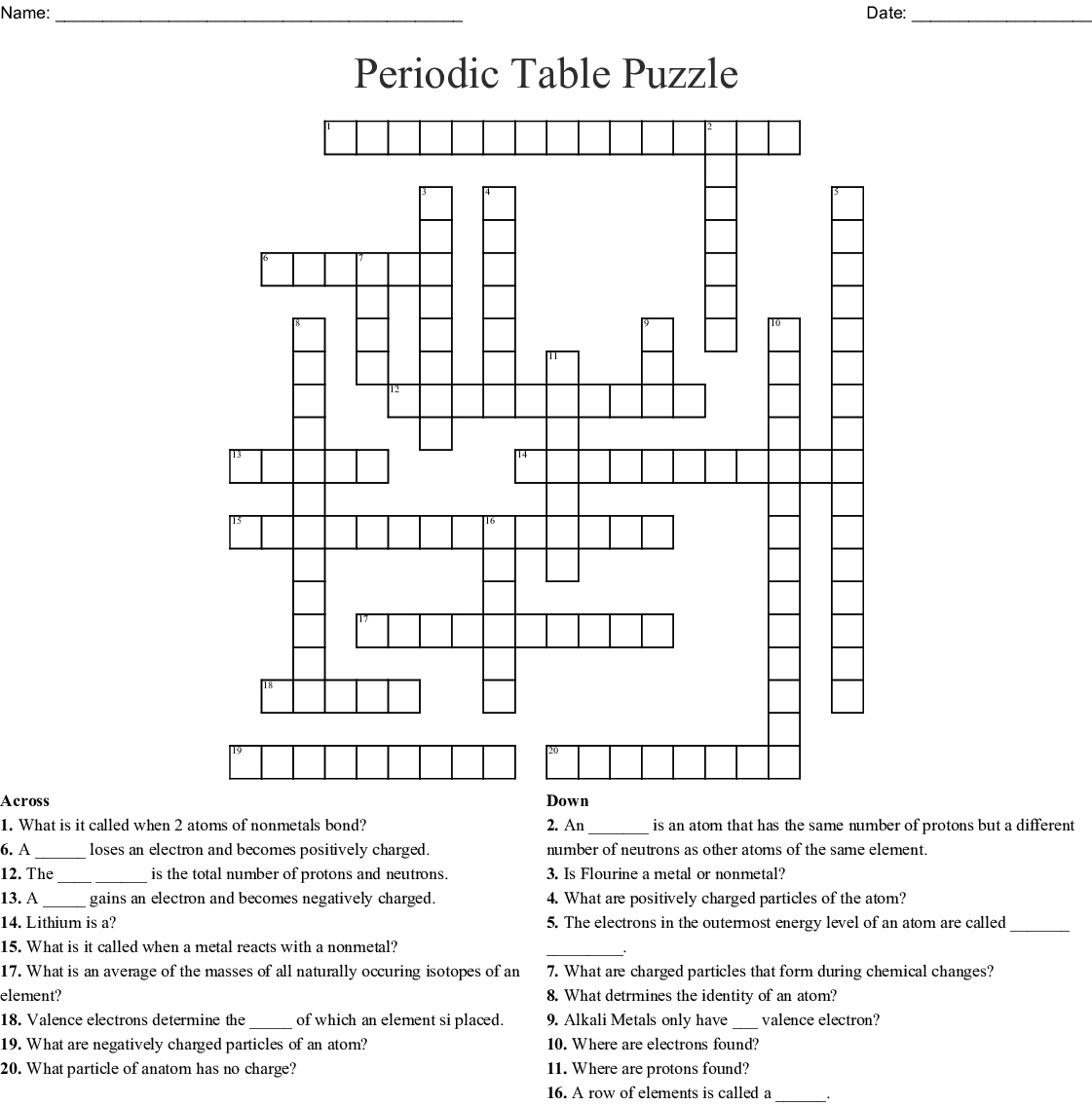 Activity Series Review Worksheet Answers