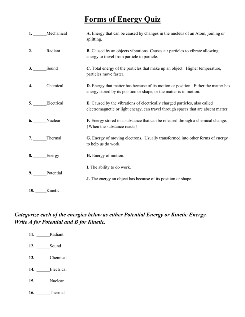 8th Grade Science Worksheets With Answer Key TUTORE ORG Master Of