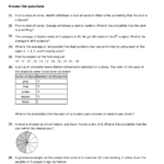 8th Grade Statistics And Probability Worksheets Worksheets Master