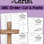 ABC Order Worksheet The Resurrection Of Christ Mamas Learning Corner