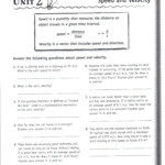 Acceleration And Velocity Calculations Worksheets Davezan Science