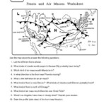 Air Masses And Fronts Worksheets Weather Worksheets Weather Lessons