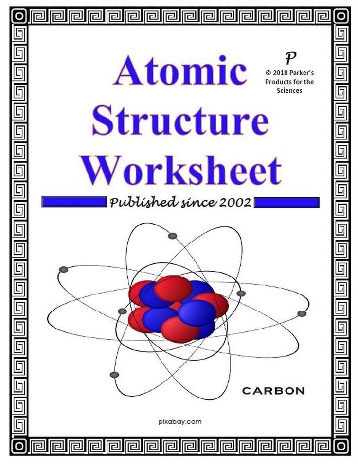 Atom Structure Worksheet Middle School Atomic Structure Worksheet In 