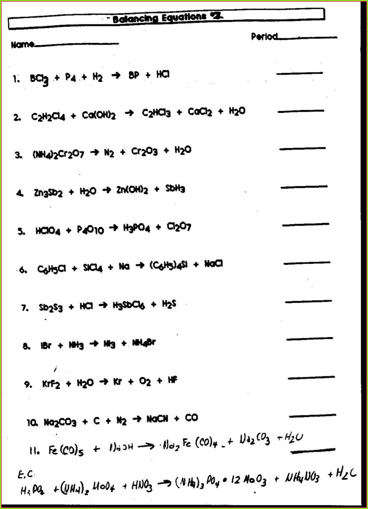 Balancing Act Worksheet Answers Science Spot Worksheet Resume Examples