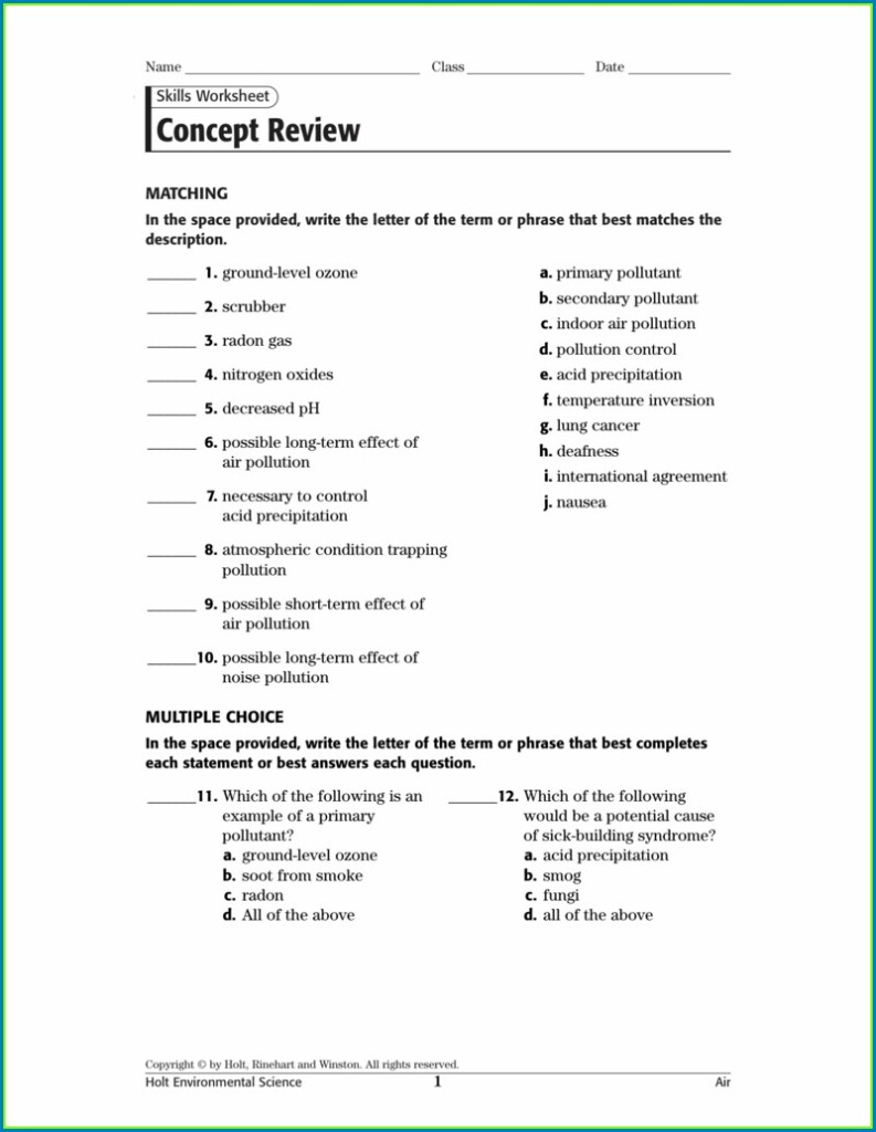 Biology Science Skills Worksheet Answer Key Worksheet Resume 