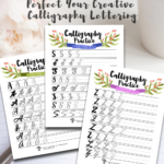 Calligraphy Practice Tracing Worksheets Woo Jr Kids Activities