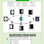 Chapter 10 Lesson 2 EARTH AND MOON PART 1 Worksheet