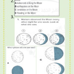 Chapter 10 Lesson 2 EARTH AND MOON PART 1 Worksheet