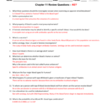 Chapter 11 Review Questions KEY