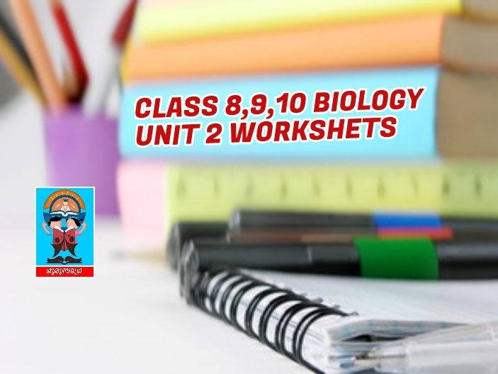 CLASS 8 9 10 BIOLOGY UNIT 2 WORKSHETS