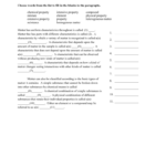 Classification Of Matter Worksheets