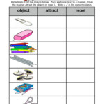 Classroom Objects Magnet Attraction Worksheet Have Fun Teaching