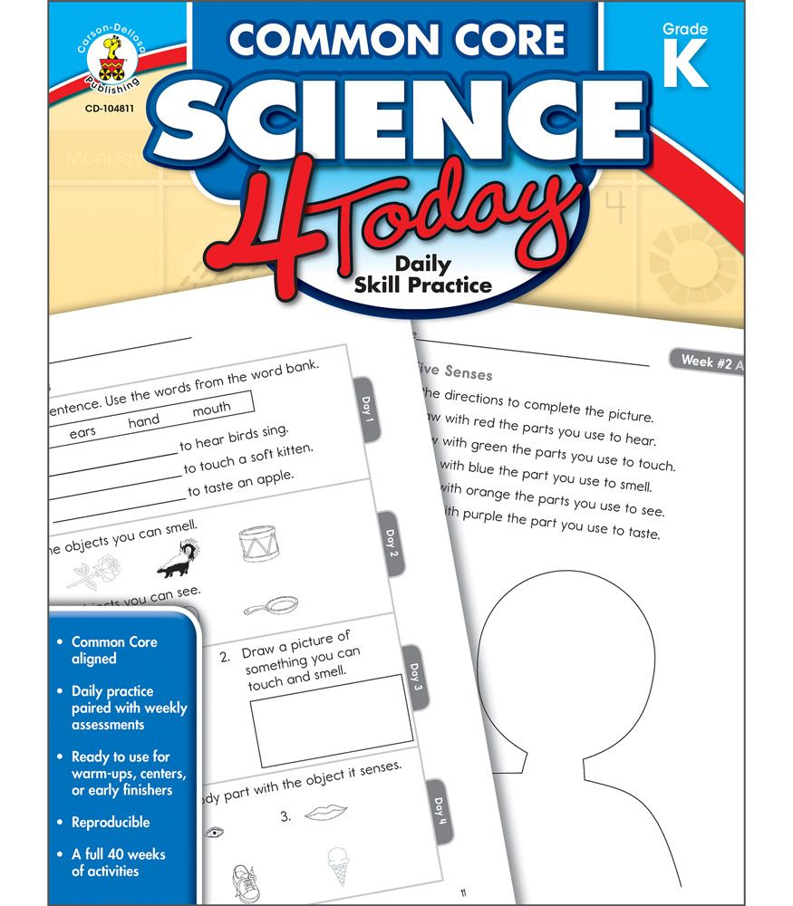 Common Core Science 4 Today Workbook Common Core Science Skills