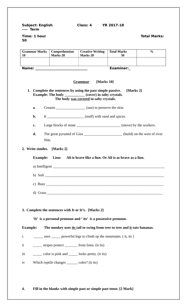 Comprehension For Class 10 Icse 2020 Worksheetpedia