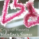 Crystal Hearts Valentines Science Experiment Valentine Science