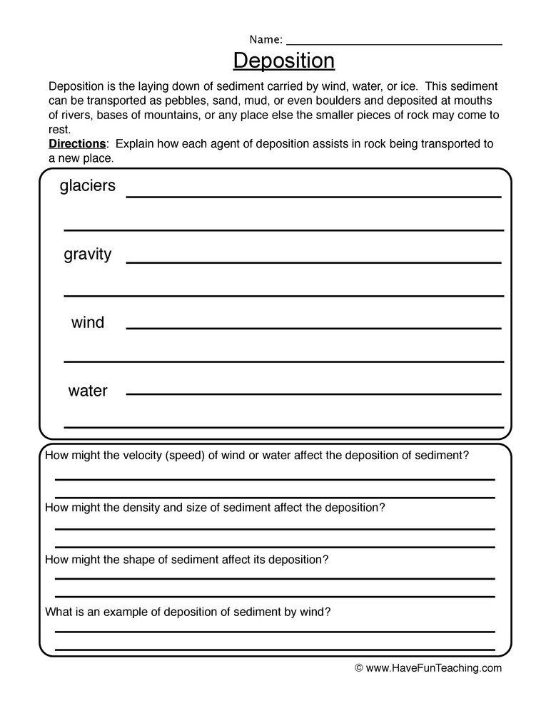 Density Earth Science Worksheet - Scienceworksheets.net