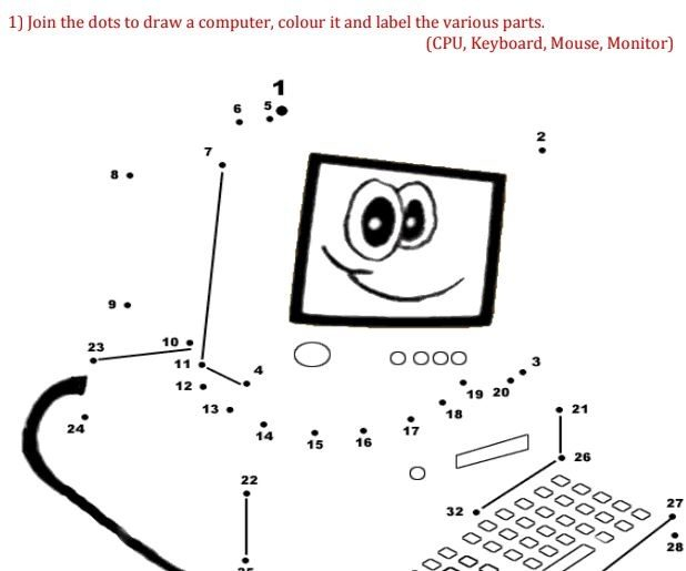 Download CBSE Class 2 Computer Science Printable Worksheet 2020 21 