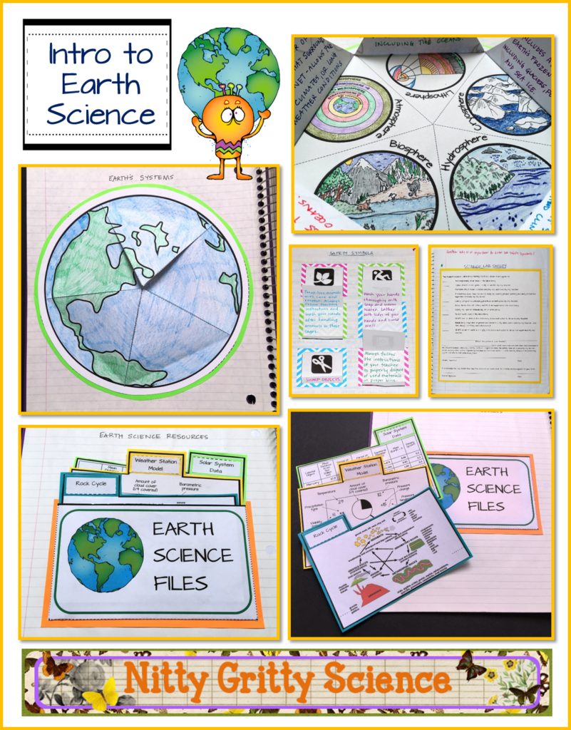 Earth Science Interactive Notebook Intro To Earth Science 