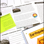 Earthquakes Interactive Notebooks All About Earthquakes Science Lessons