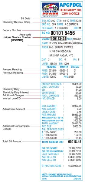 Electricity Bill Unit Rate Calculator In Ap CALCUZ