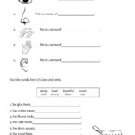 Five Senses Five Senses Worksheet Science Worksheets 2nd Grade