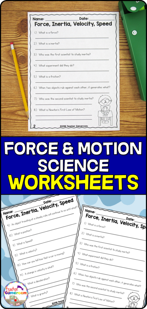 Force And Motion Activity Motion Activities Force And Motion 