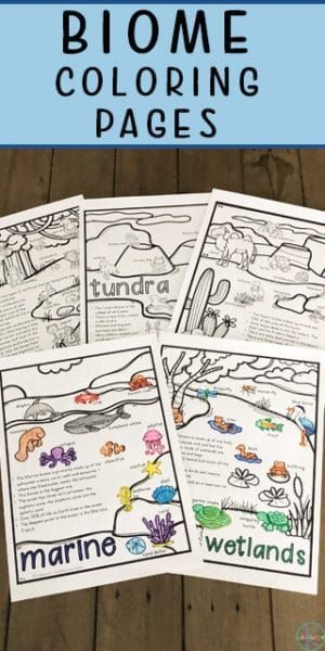 FREE Biomes Coloring Pages Kids Will Have Fun Learning About Five 