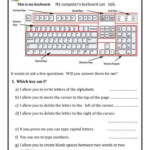 Free Printable Computer Keyboarding Worksheets Worksheet For Class 2