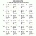 Free Printable Maths Worksheets Ks3 Uk Christmas Area And Invoice