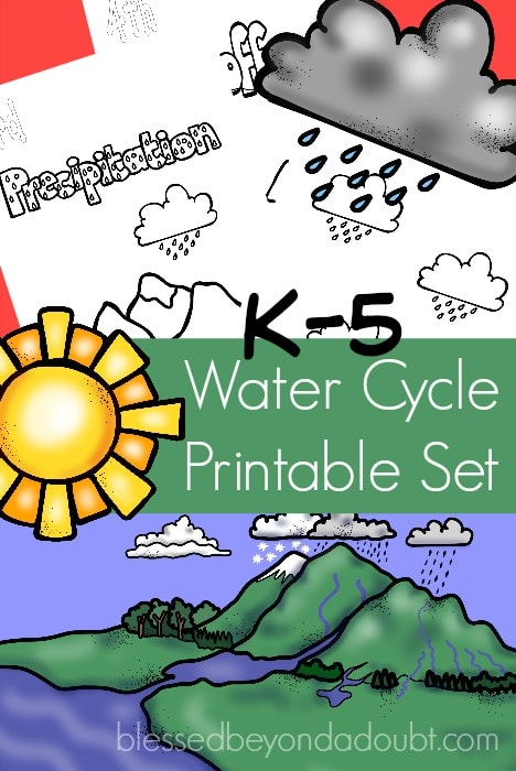 FREE Water Cycle Printables Free Homeschool Deals