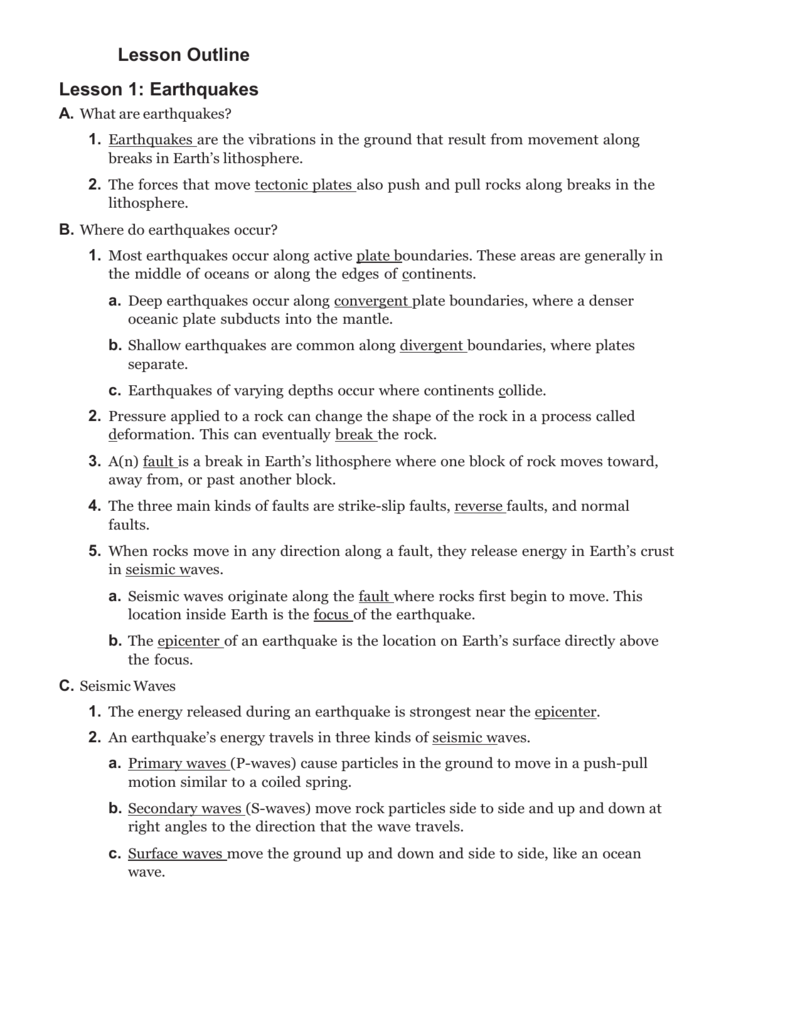 Glencoe Earth Science Chapter 9 Review Answers The Earth Images 