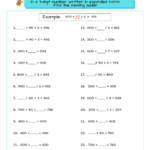 Grade 3 Math Activity Sheets Place Value 3 Digit Education PH