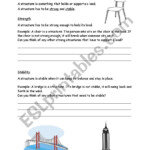 Grade 3 Science Structures ESL Worksheet By Ashely