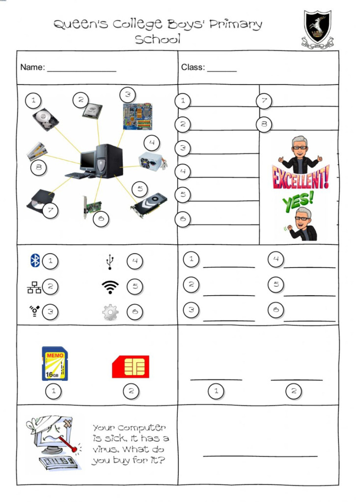 Grade 6 And 7 Computers Worksheet