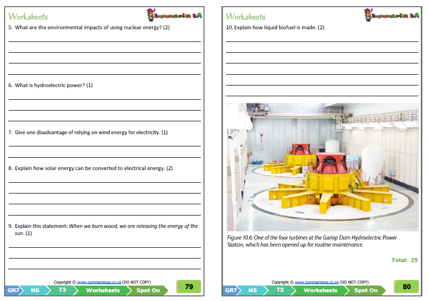 Grade 7 Natural Sciences NST Term 3 Spot On Textbook Classroom101