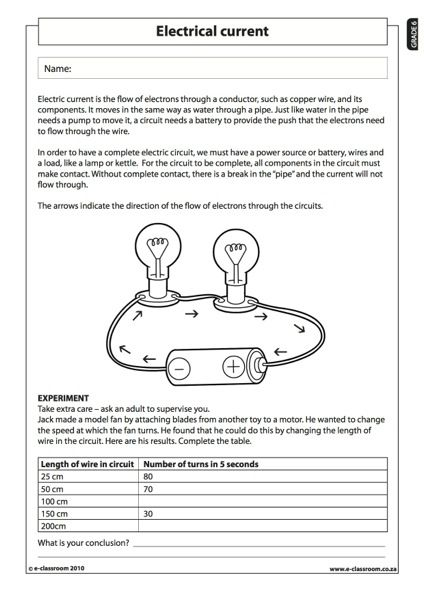 Grade 8 Natural Science Worksheets Pdf Learning How To Read