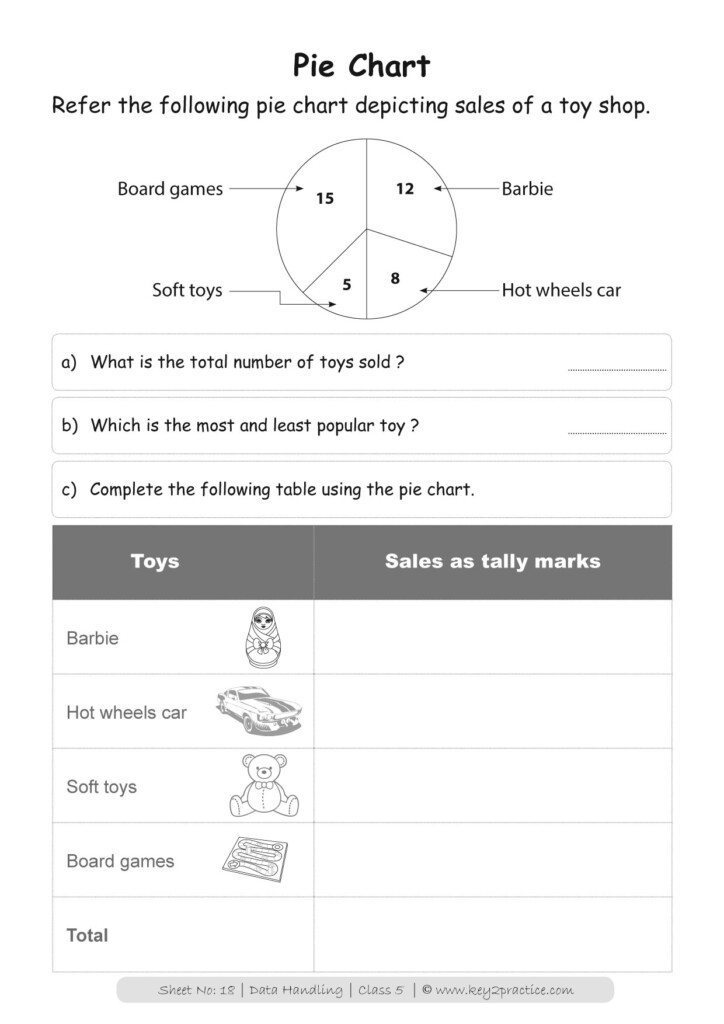 Grade5 Maths Worksheet On I Data Handling Key2practice Workbooks